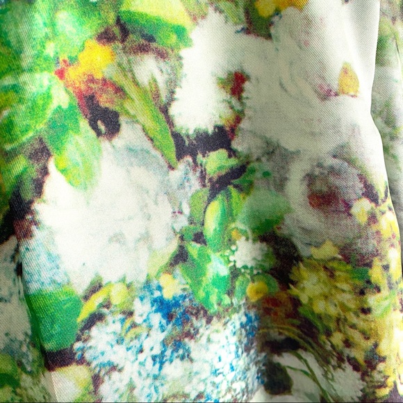 SOLD Malene Birger $795 silk twill floral dress - Picture 8 of 10